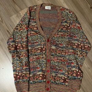 Missoni Multicolor Geometric Men's Cardigan